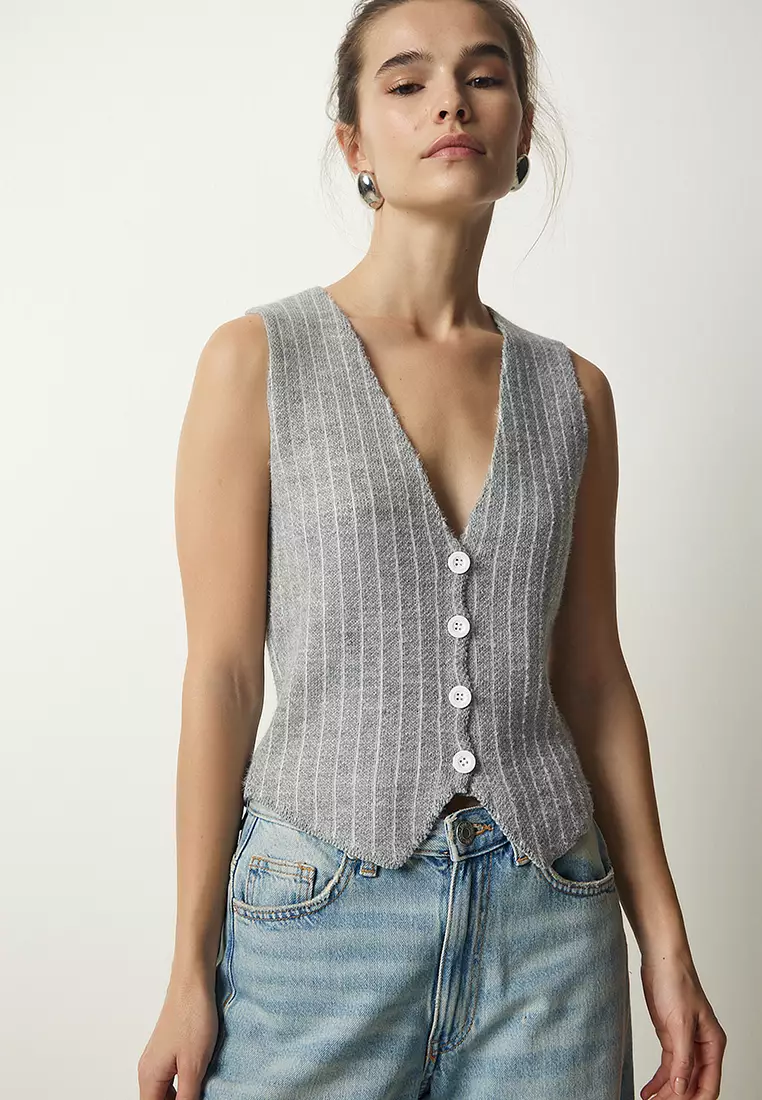Stripe Vest
