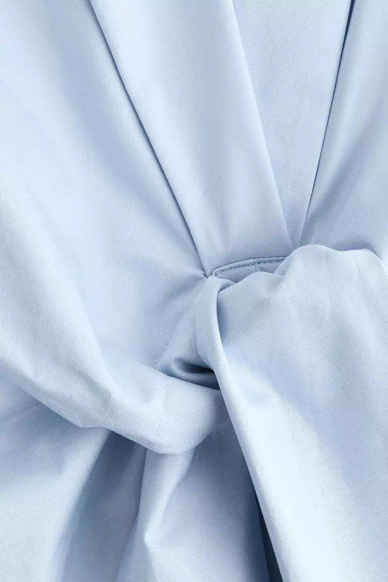 Tie-detail cotton top