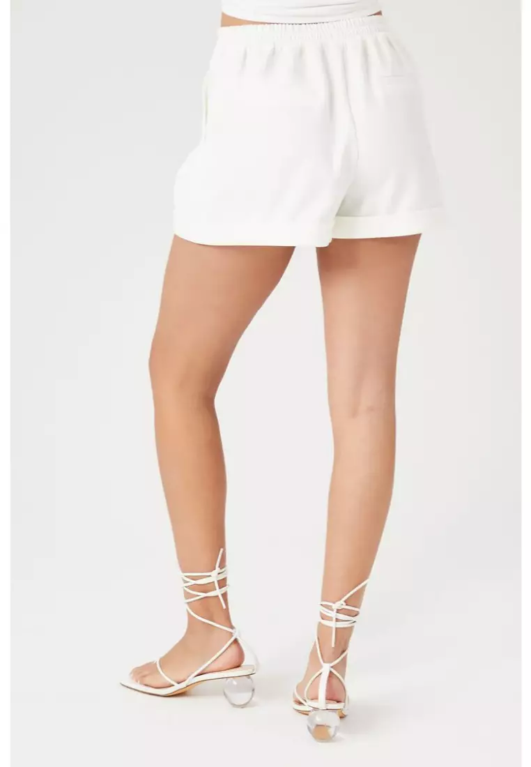 Forever 21 white store shorts