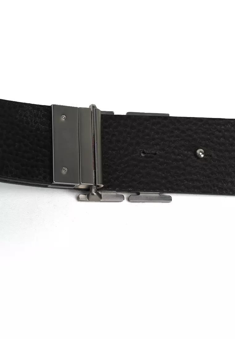 Round Mono Plaque Reversible 35MM Belt - Calvin Klein Accessories