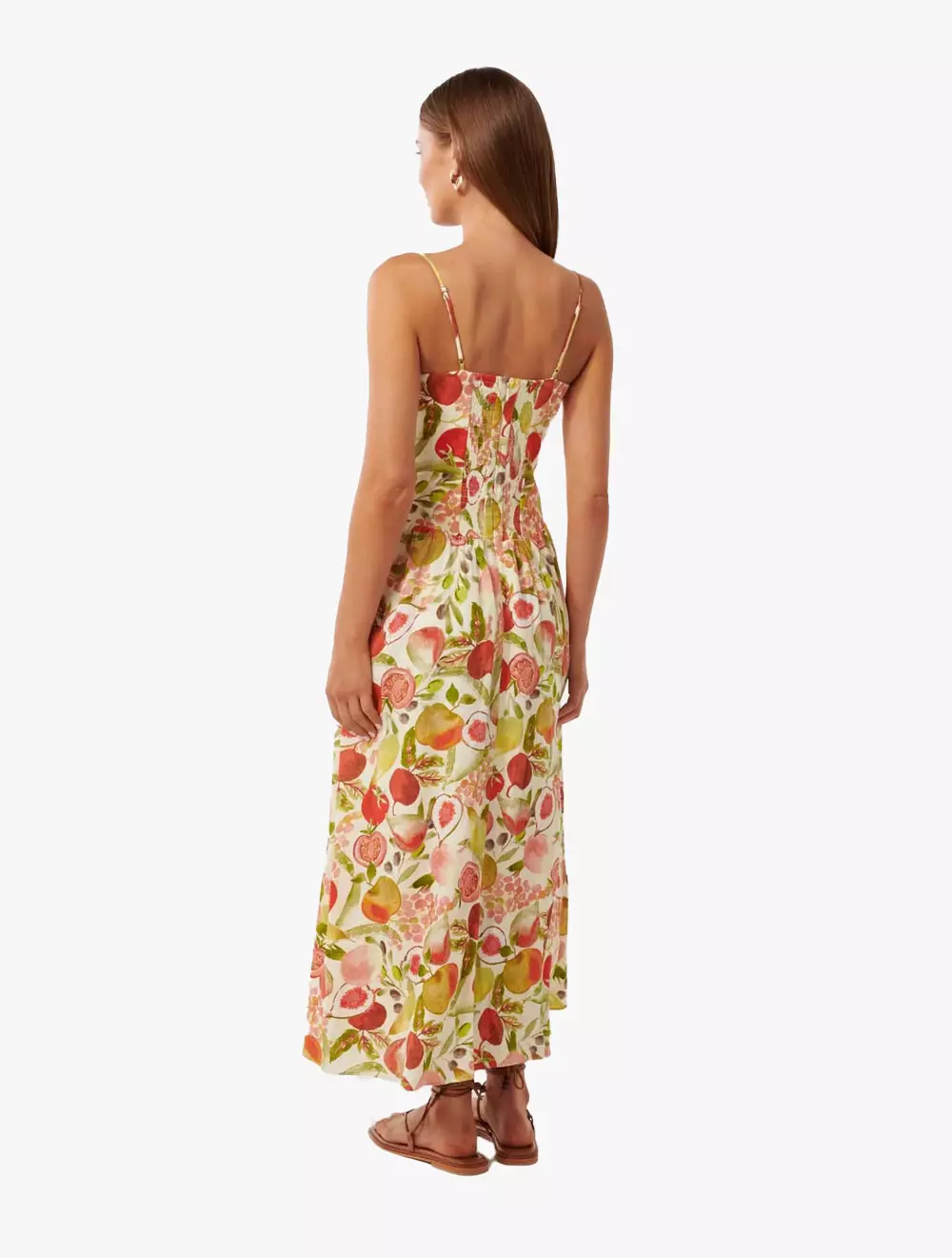 Brooke Linen Drop Waist Midi