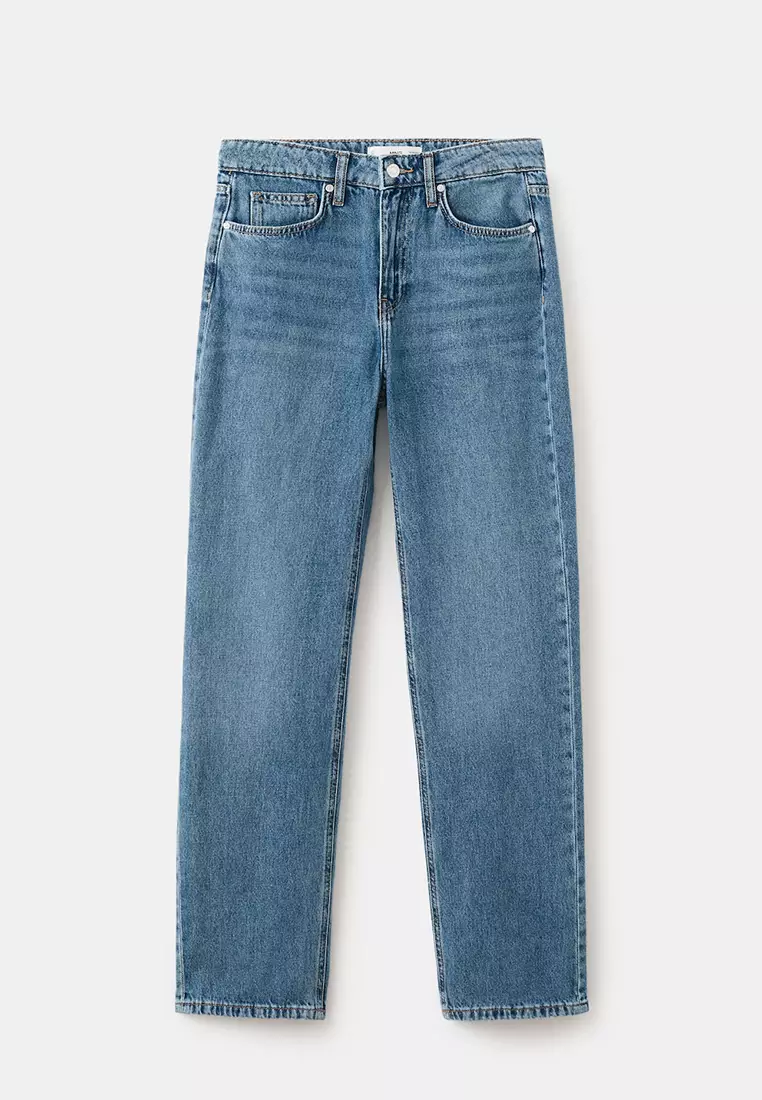 Matilda Medium-Rise Straight-Fit Jeans