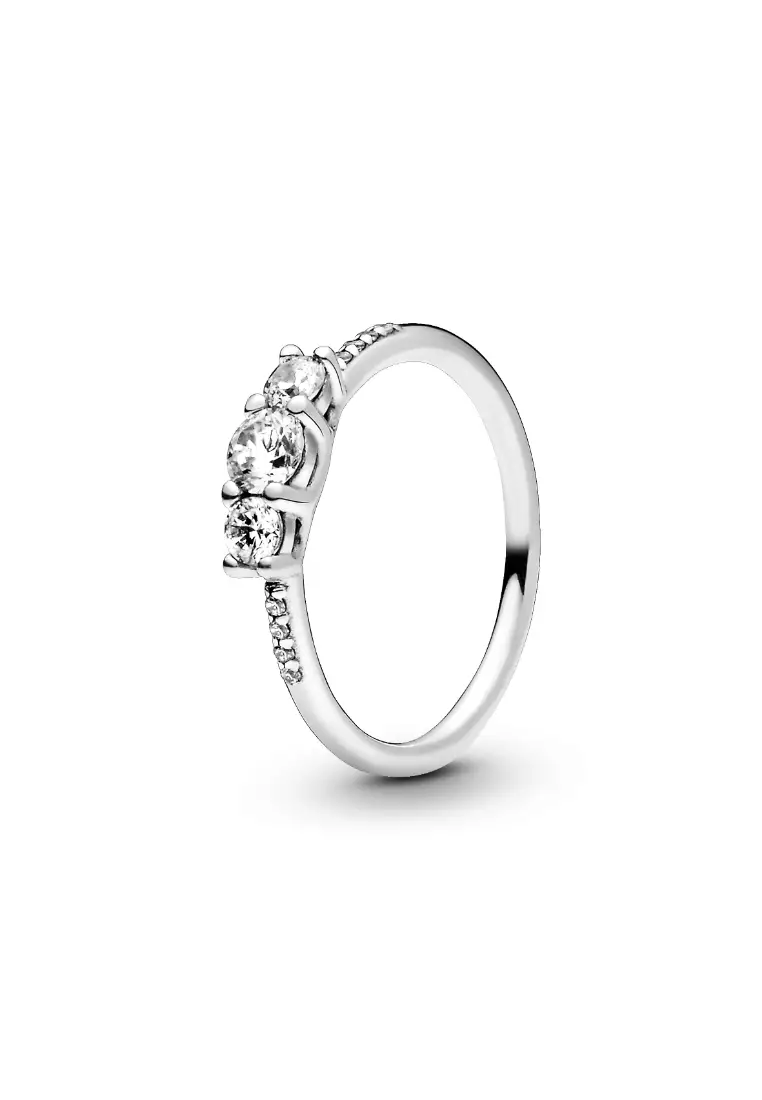Buy Pandora Clear Three-Stone Ring 2025 Online ZALORA Philippines