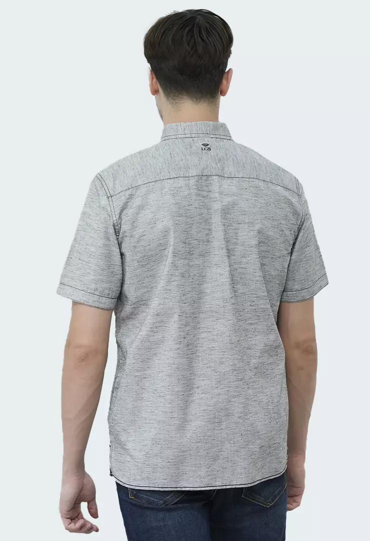 LGS - Kemeja Casual - Regular Fit - Single Pocket - Abu Cerah - CSH.271.S2013.226.C