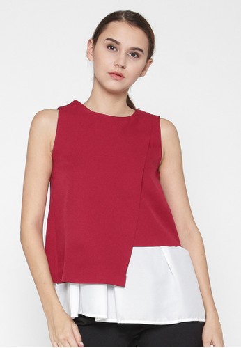 Nancy Layer Top Red
