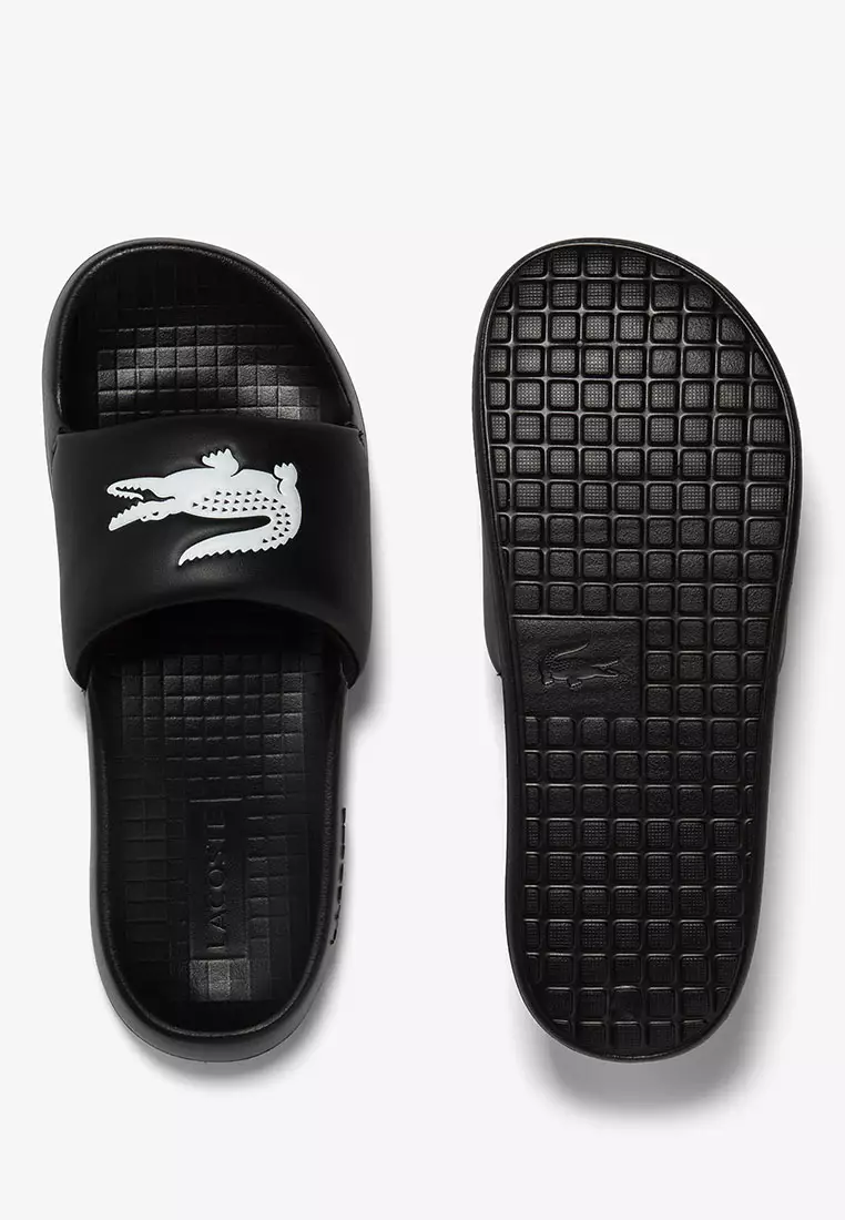 Buy Lacoste Women's Lacoste Croco 1,0 Synthetic Slides 2025 Online