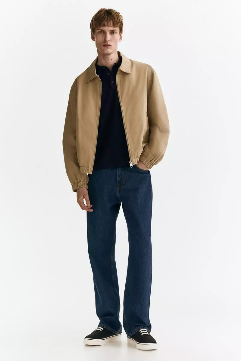 Regular Fit Textured-knit polo shirt