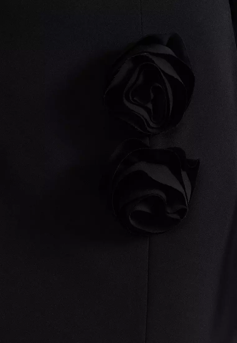 Black Rose Mini Skirt