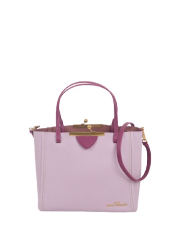 The kiss lock mini colorblock tote outlet
