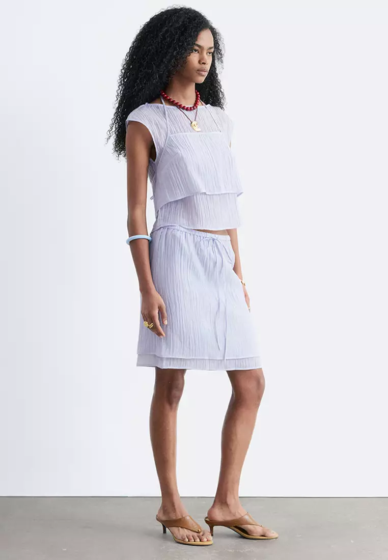 Buy & Other Stories Layered Crinkled Top 2026 Online | ZALORA