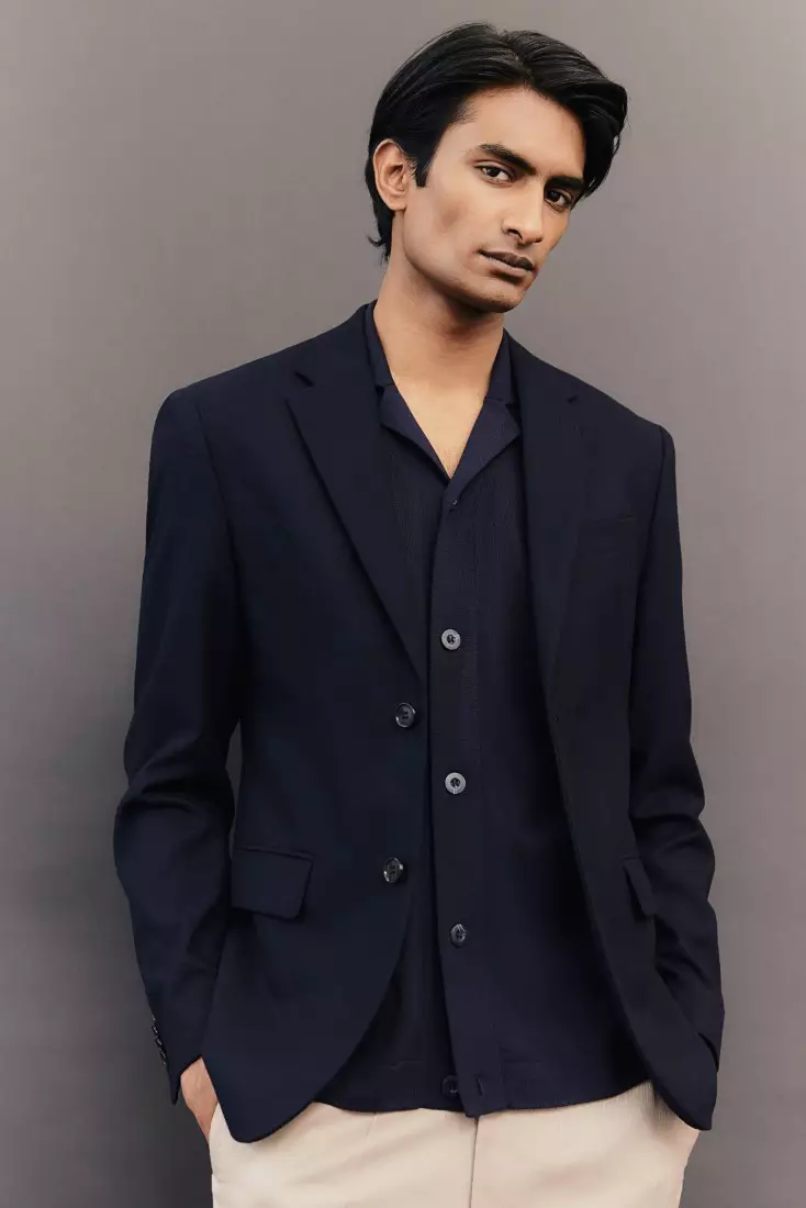 H&m wool blend jacket deals