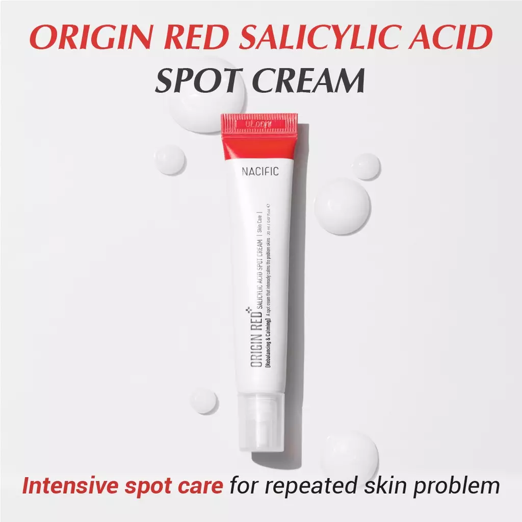 Nacific Origin Red Salicylic Acid Spot Cream Skin Care 20ml