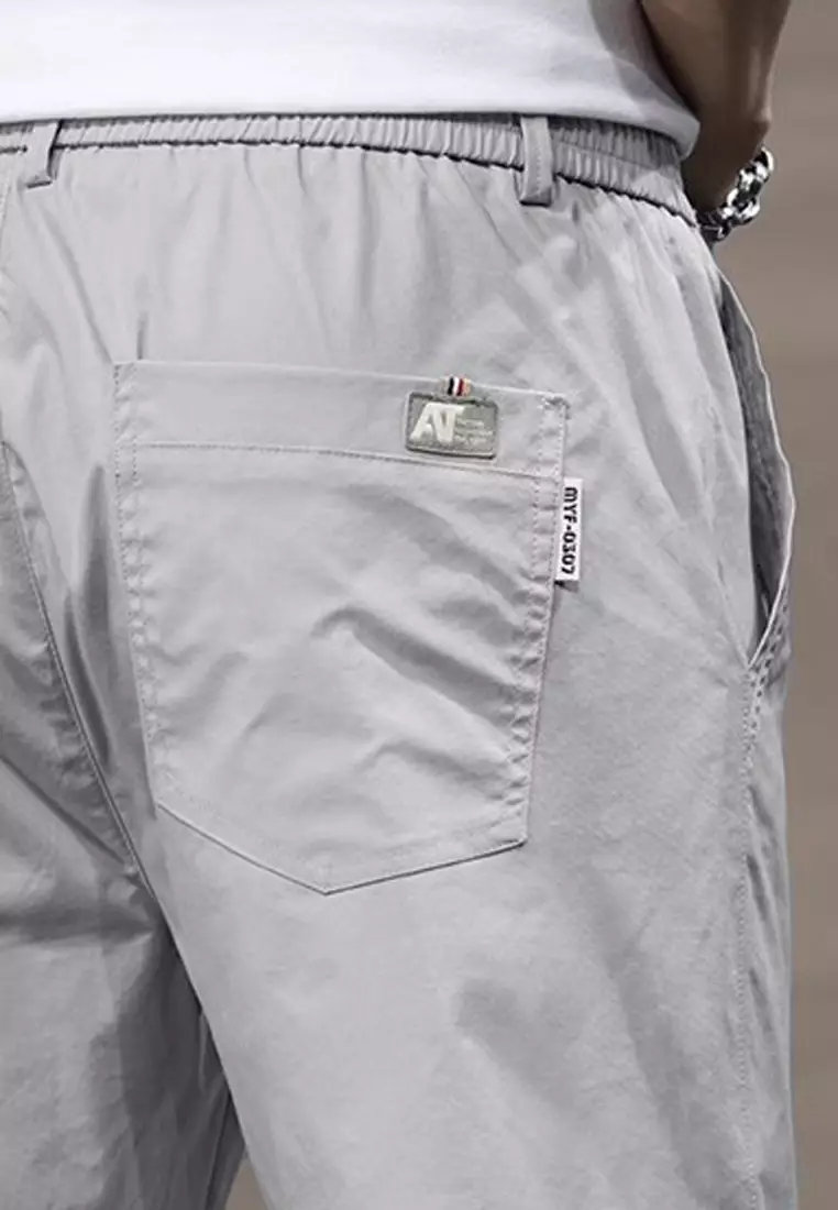 Elasticated Waist Slim Pants