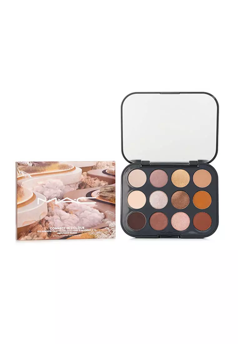 Mac - Connect In Colour Eye Shadow (12x Eyeshadow) Palette - # Unfiltered Nudes 12.2g/0.43oz