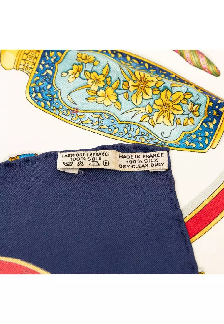 Pre-Loved Hermès Qu Importe Le Flacon Silk Scarf 90