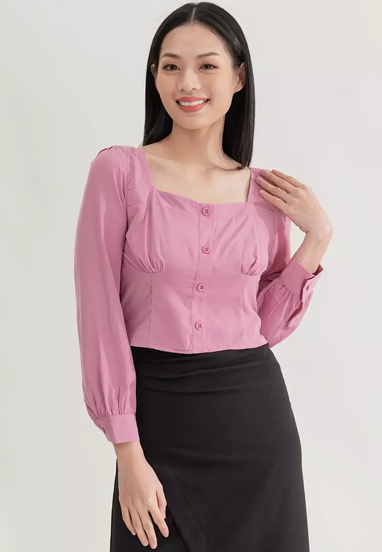 Long Sleeve Crop Top