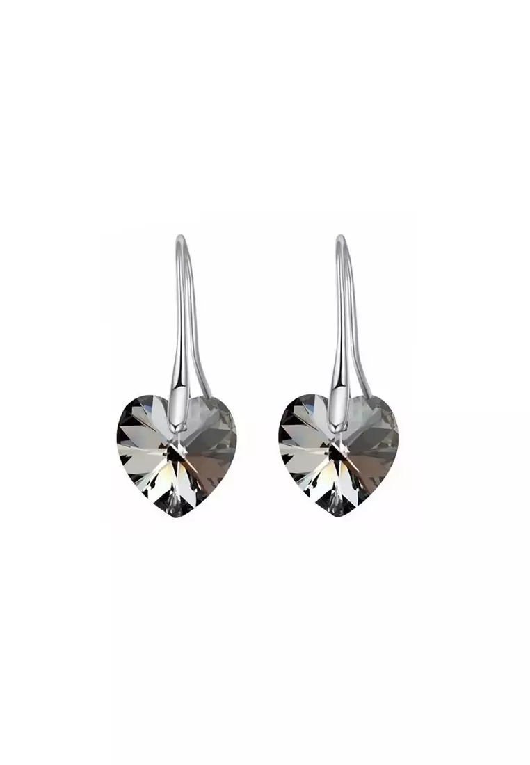 Swarovski Heart Earrings