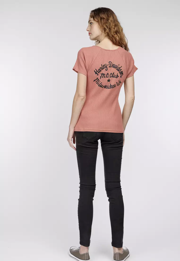 Harley-Davidson Creed Club Rib Knit Top