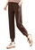 A-IN GIRLS brown Elastic Waist Warm Casual Pants (Plus Cashmere) 94D81AAC413371GS_1