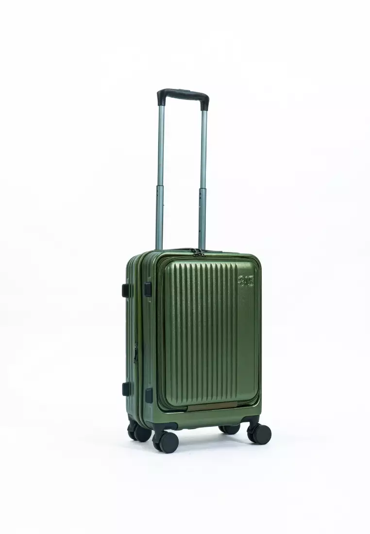 Alpha 4pcs Set 16, 20, 24, 28"  Hard Case Luggage in Olive