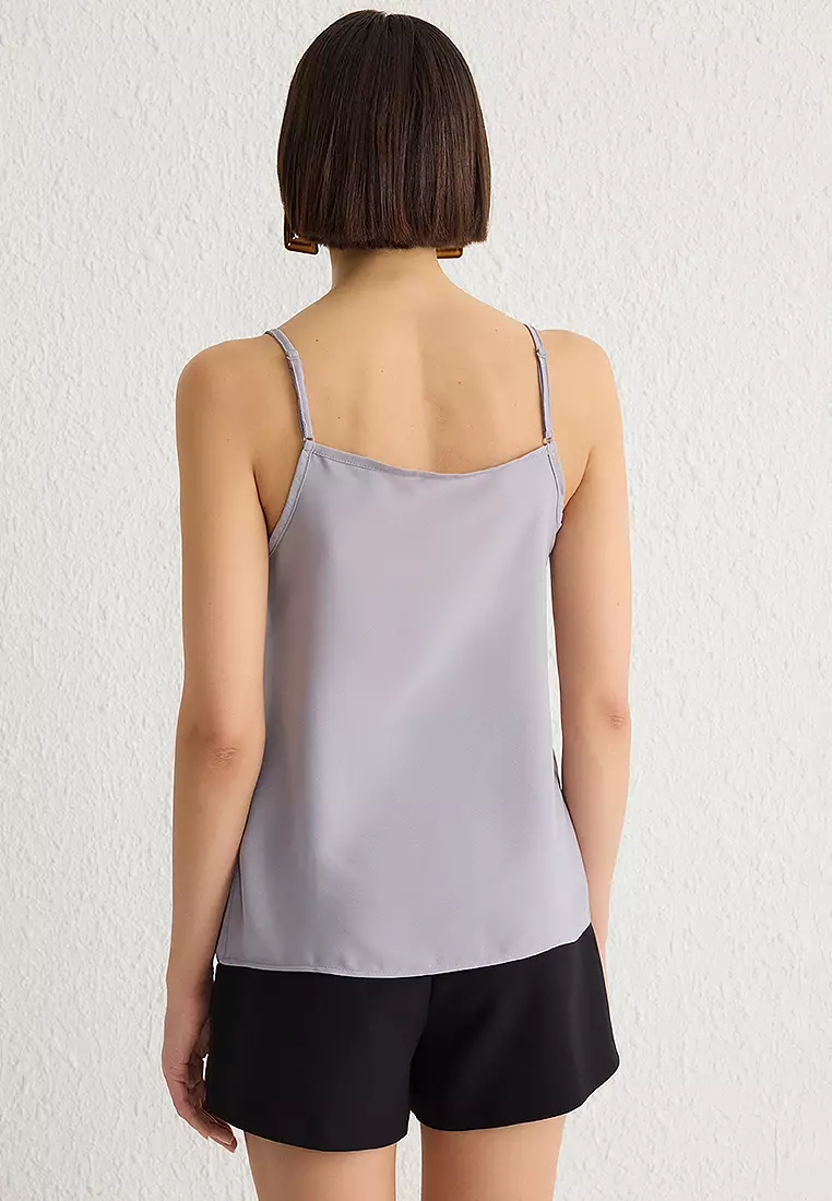 Basic V-Neck Slip Top