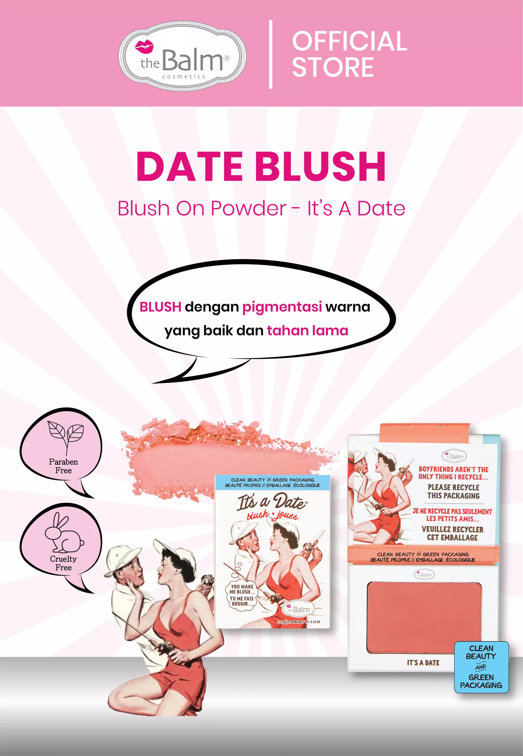 theBalm Date Blush - It's A Date