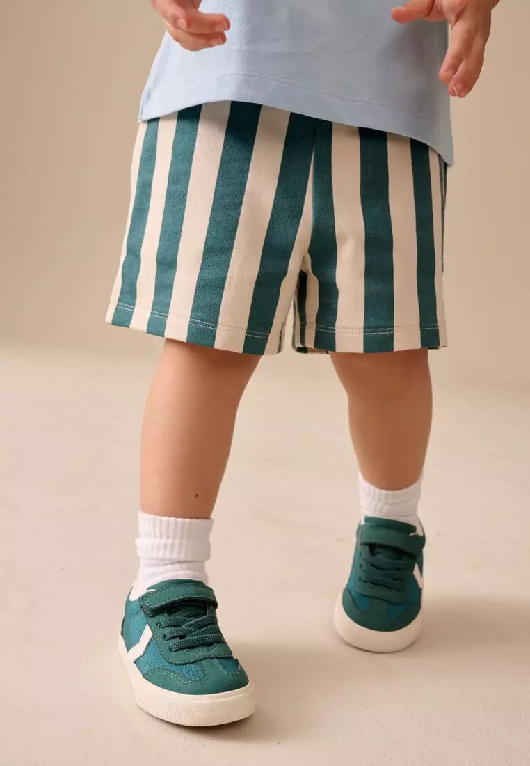 Short Sleeve Back Print T-Shirt and Shorts Set