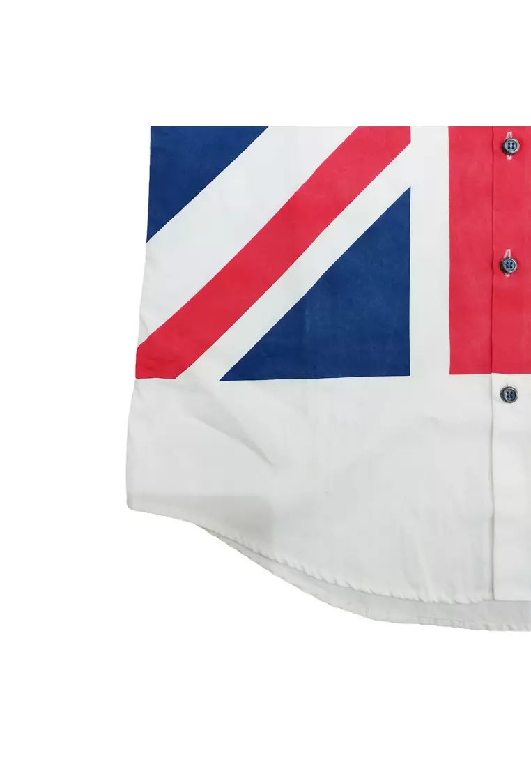 二手 Dsquared2 男士多色圖案印花羈扣襯衫 - O1-S71DL0492-S36275-010-46