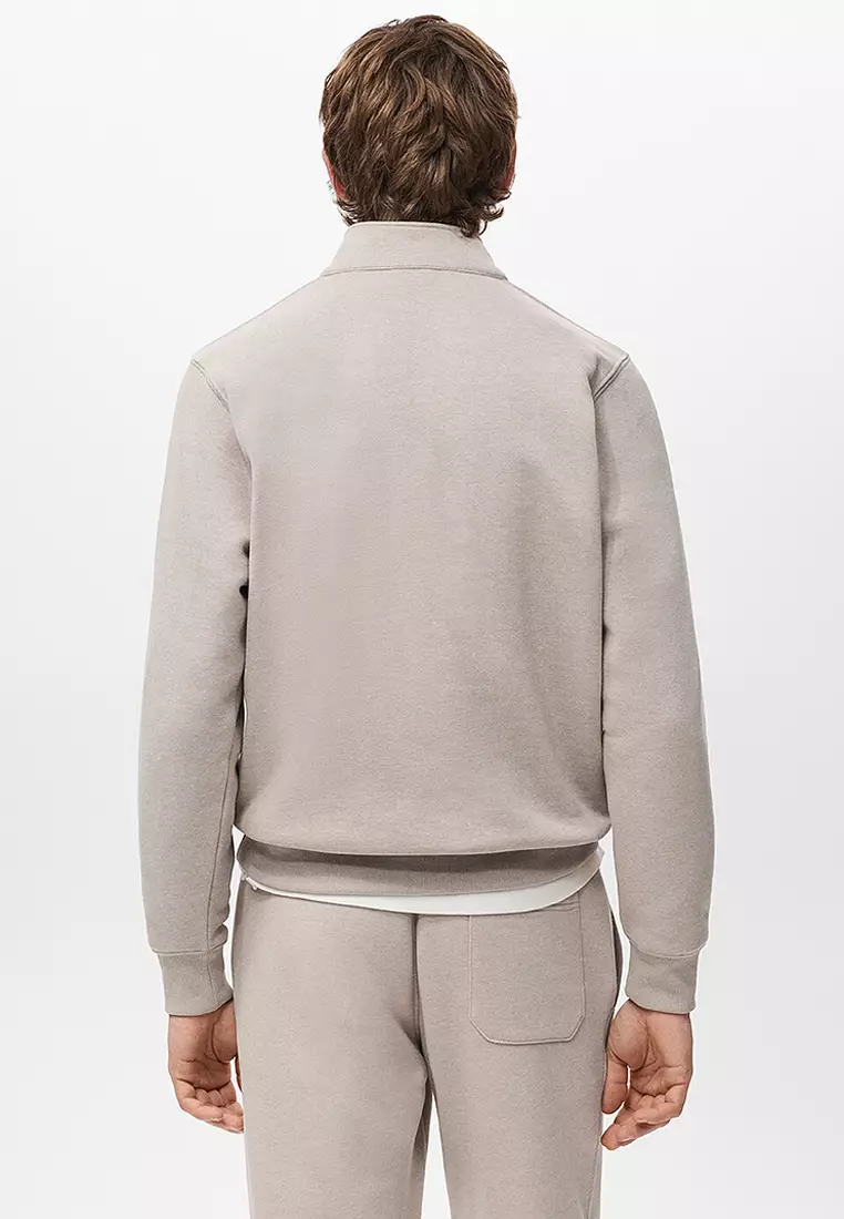 Regular-Fit Sweatshirt With Zip