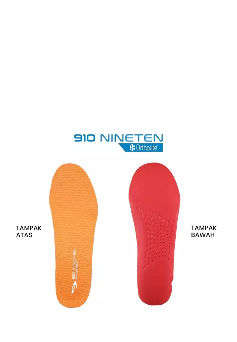 910 nineten REISHIKA BOLSTER sepatu lari - Biru/Jingga/Putih