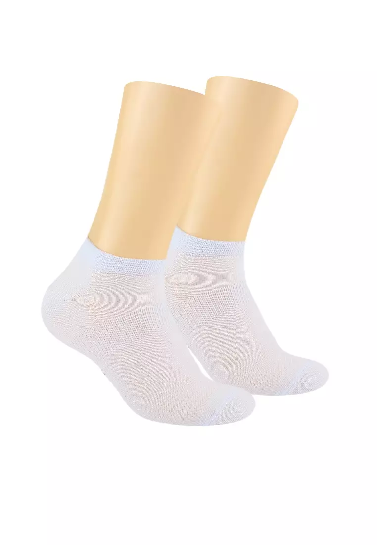 Microban Ladies’ Cotton Lite Thin Casual Ankle Socks 3 pairs in a pack VLCKG19