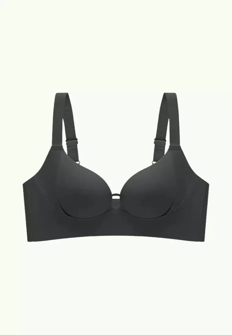 3 Pack Miller Wireless Bra Bundle - White, Brown, Black