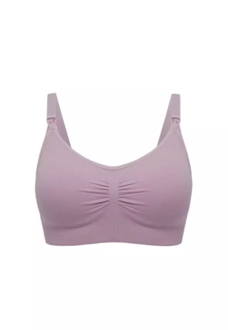 Grace Nursing Push Up Bra in Purple Maternity Bra