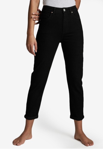 Cotton On black Stretch Mom Jeans 6E16BAADD4C8D2GS_1
