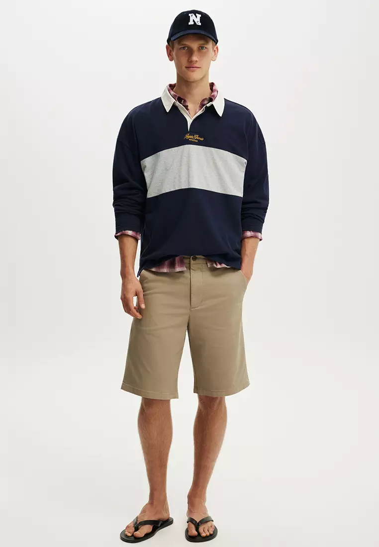 Box Fit Rugby Polo Shirt