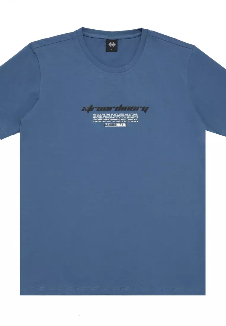 XTRAORDINARY T-Shirt Cotton Spandex Pria 48078