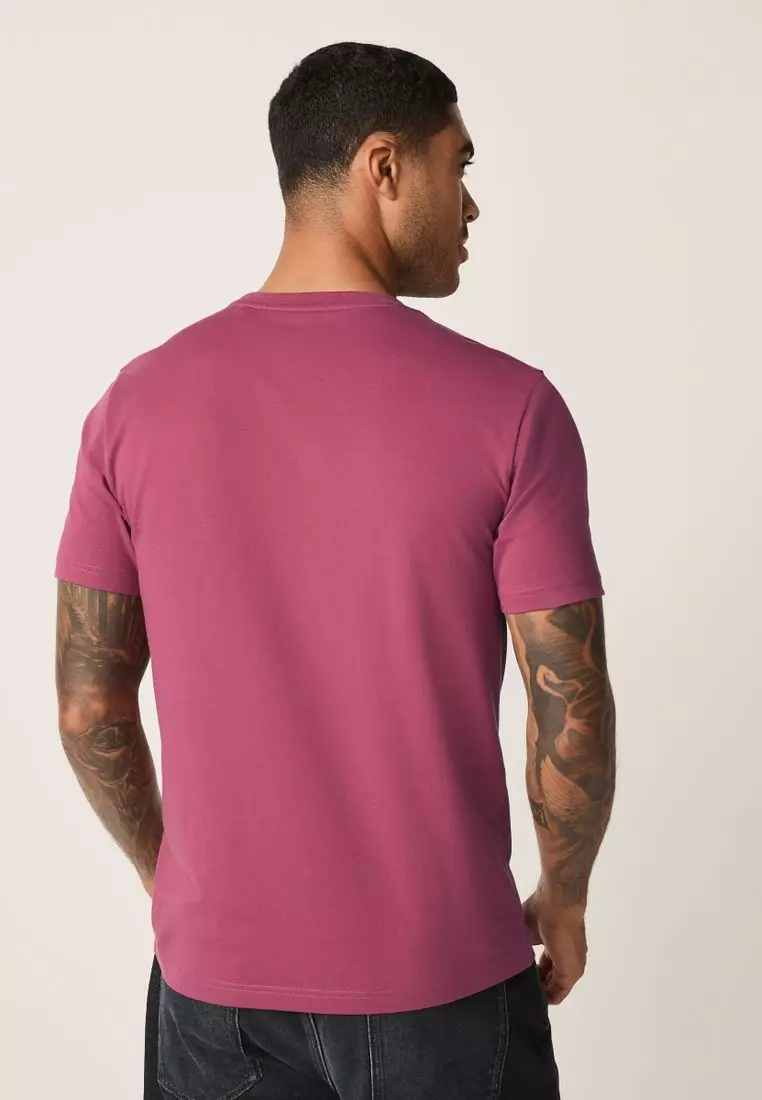Essential Crew Neck Cotton T-Shirt Slim Fit