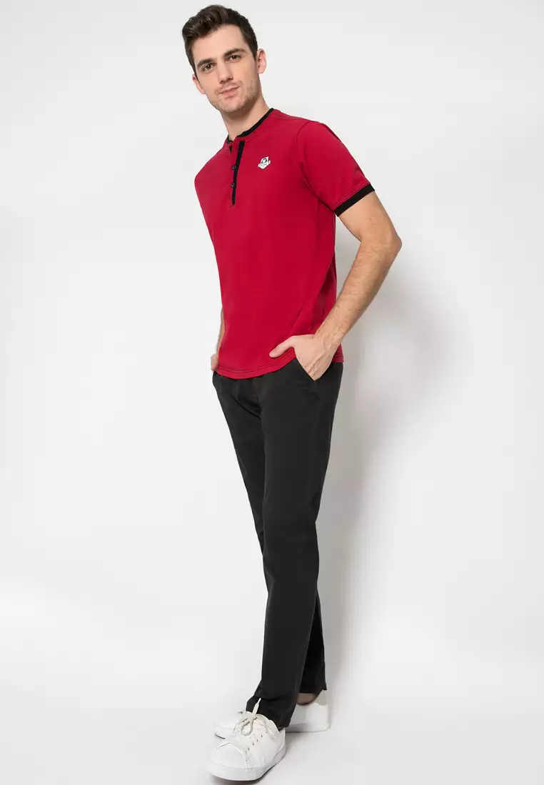 LGS - Celana Casual - Polos - Hitam - SlimFit - CCT.514.S044.009