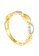 HABIB gold HABIB Oro Italia Eletta White and Yellow Gold Ring, 916 Gold B5535AC36675C6GS_3
