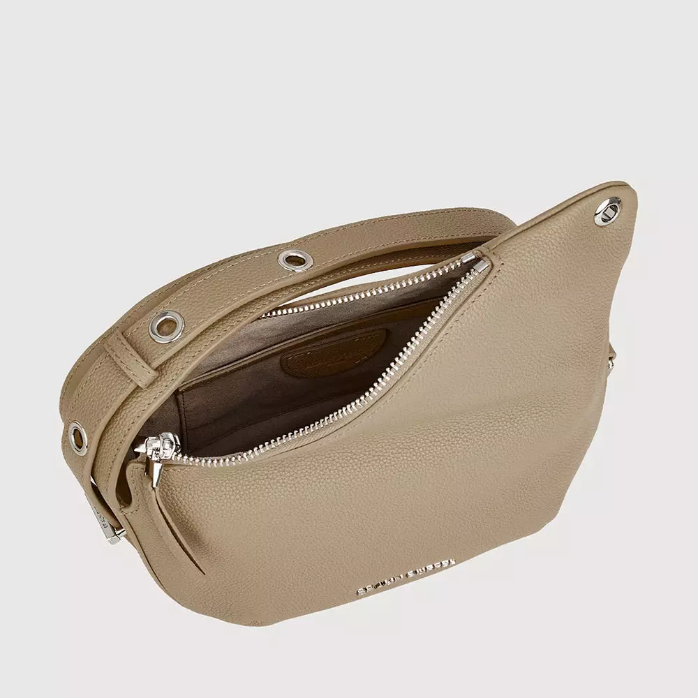 BRAUN BUFFEL TAS WANITA PETALS SMALL HOBO BAG