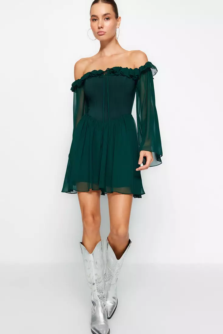 Chiffon Mini Dress