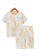 LC Waikiki yellow and multi Tie-Dye Patterned Boy T-Shirt and Shorts 7DA8FKAE572507GS_1