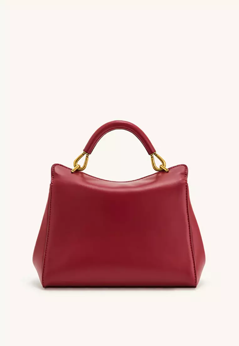 Lucia Classic Top Handbag - Red