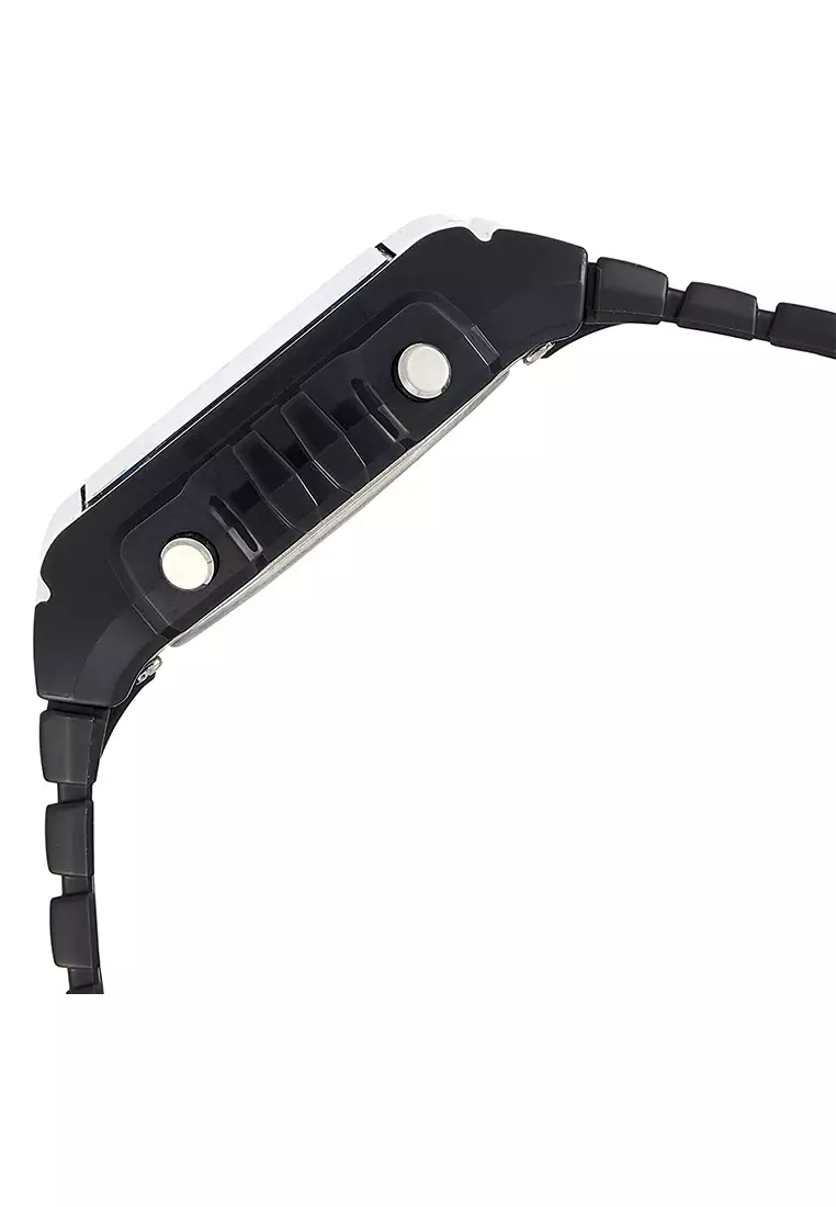 Casio - Jam Tangan Pria - Black - Resin Strap - W-215H-8AV