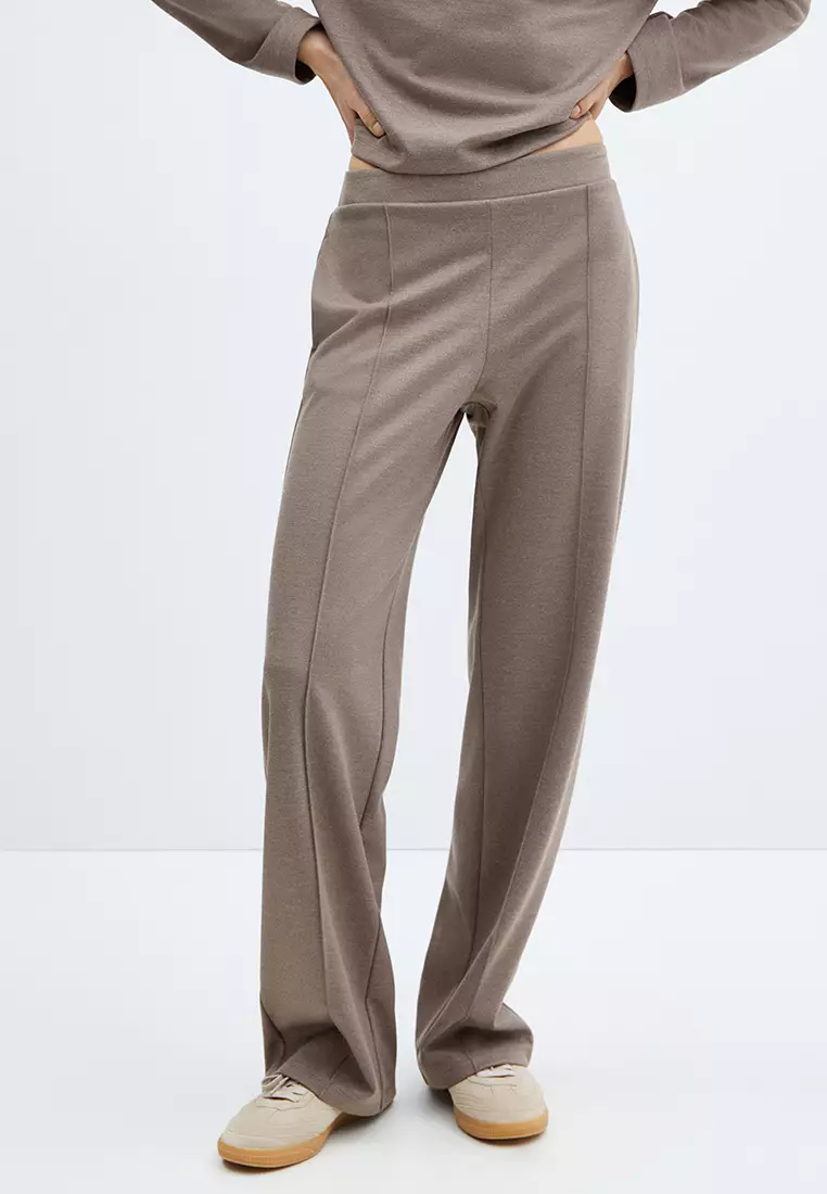 Decorative Seams Trousers