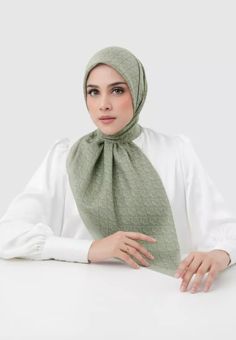 Prism Voile Square - Pistachio