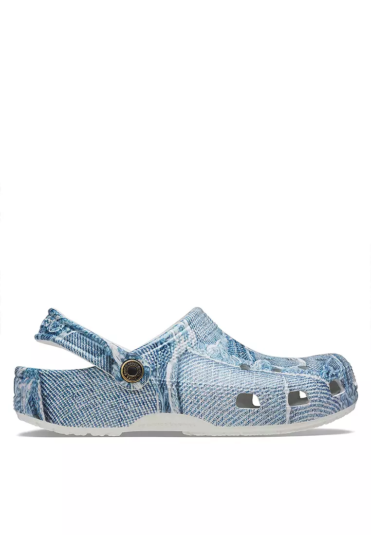 Buy Crocs Classic Denim Clogs Online | ZALORA Malaysia