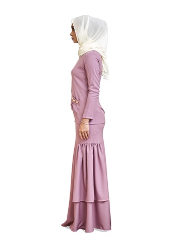Buy Farraly Isabell Kurung from FARRALY in Pink at Zalora