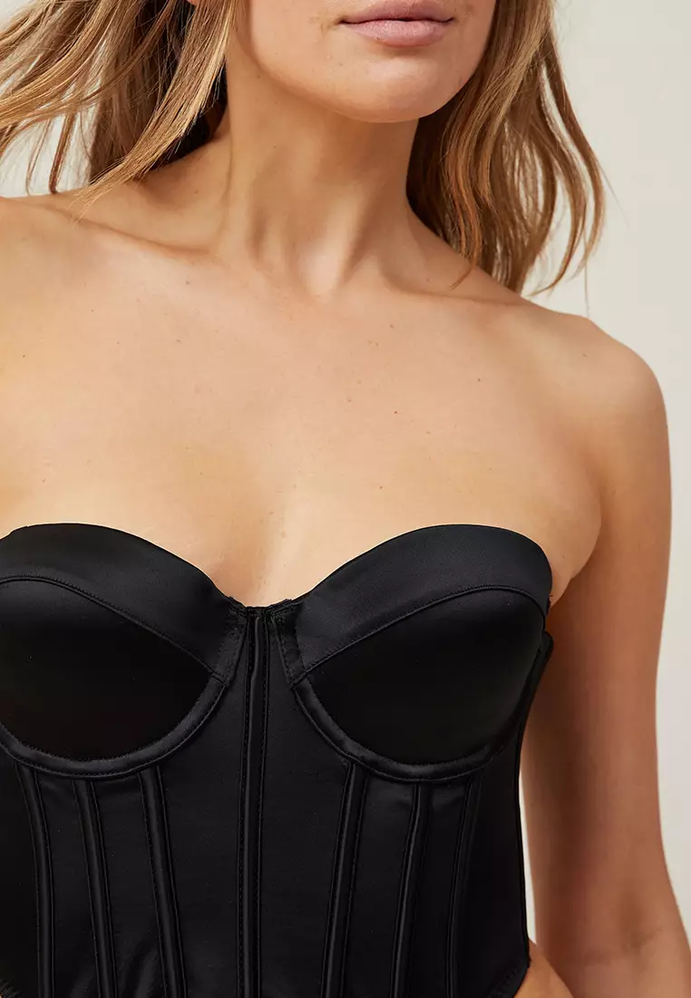 Satin Strapless Corset
