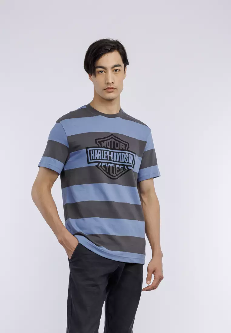 Harley-Davidson Bar & Shield Striped Tee